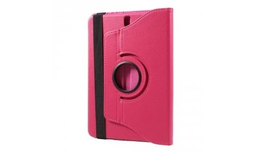 Etui aspect cuir fushia support rotatif Samsung Galaxy Tab-S3 9,7 Pouces