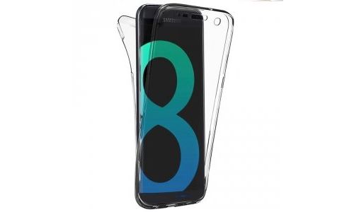 Coque fine et souple avant-arrière transparent Galaxy S8-Plus