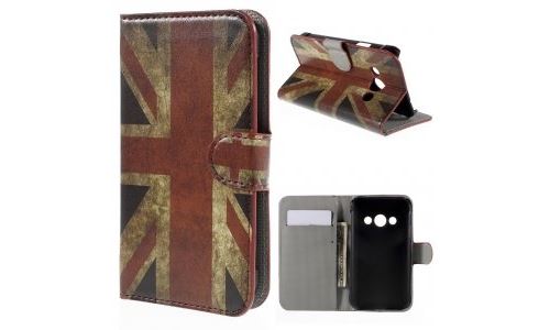 Etui portefeuille Galaxy XCover-3 drapeau UK vintage