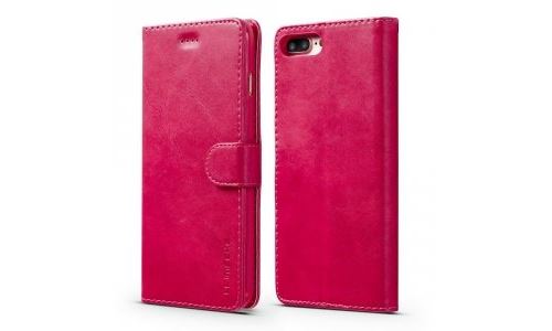 Etui type portefeuille pour iPhone-7-Plus coloris fushia gamme LC.IMEEKE