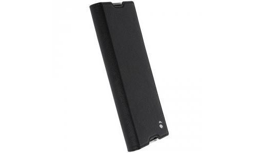 Krusell Malmö FolioCase - Flip cover voor mobiele telefoon - kunstleer - zwart - voor Sony XPERIA XA1 Ultra