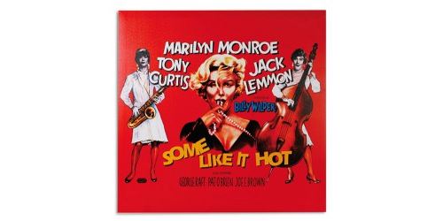 Poster de cinéma Some like it hot de Marilyn Monroe - Affiche de film - Movie poster