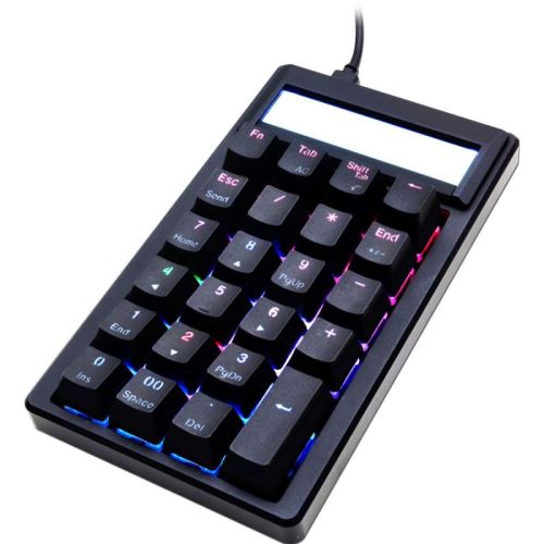 Clavier Ducky Pocket PBT Numpad, MX Red, RGB LED Noir