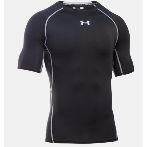 Tee-shirt rugby de compression - UA HeatGear noir - Under Armour