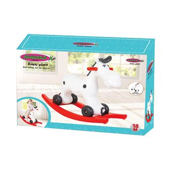Cheval a bascule Bob Gallop blanc rouge Jouet a bascule Achat prix fnac