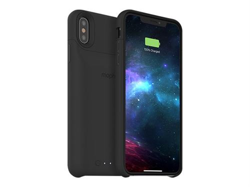 mophie Juice Pack access - Batterijbehuizing voor mobiele telefoon - zwart - voor Apple iPhone XS Max