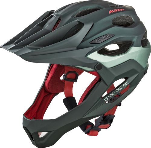 Alpina King Carapax Casque intégral Casque Mousse 52-57cm Seamoss
