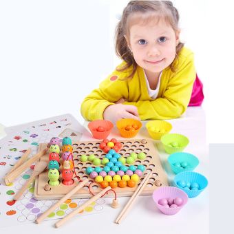 Jouet Montessori Tri Couleurs & Empilage - 10 Animaux Silicone, éducatif Pour Bébé 1-3 Ans, Motricité Fine