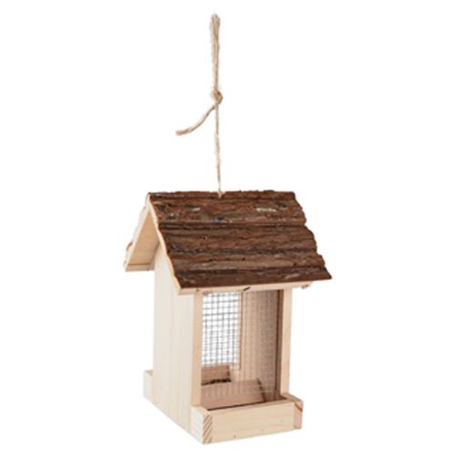Mangeoire pour oiseaux FRISO. 16 x 16 x 23.5 cm. à suspendre.