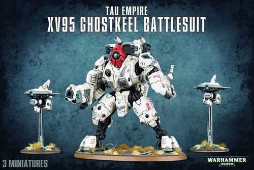 Games Workshop Blanc Figurine Warhammer 40K - T'au Empire Xv95 Ghostkeel Battlesuit - Image 3