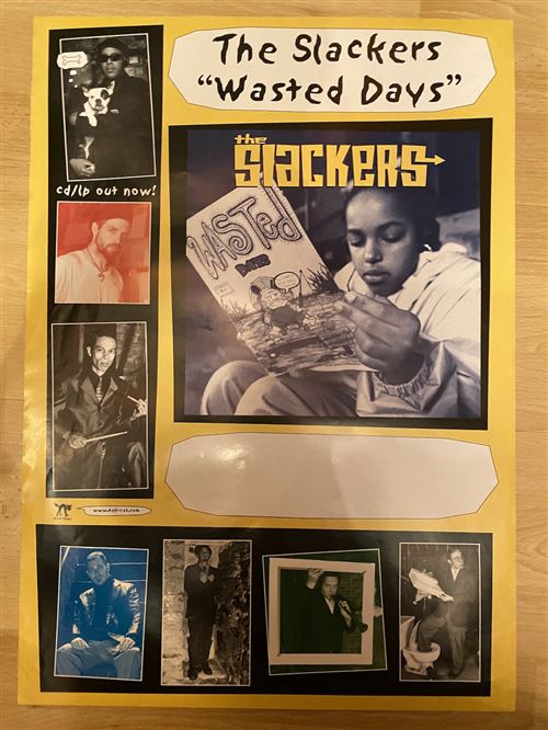 The Slackers - Wasted Days - 40x60cm - Affiche