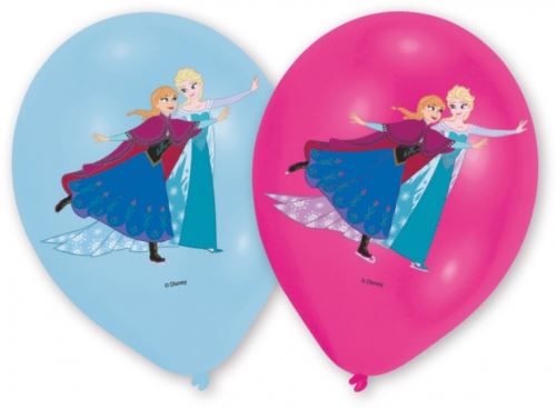 Disney Ballons surgelés filles 23 cm bleu clair/rose 6 pièces