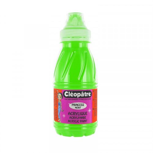 Peinture acrylique Princess Mérit - Vert printemps - 250 ml - Cléopâtre
