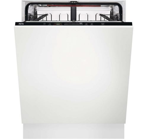 AEG FSB52637P - Lave-vaisselle - intégrable - Niche - largeur : 60 cm - profondeur : 55 cm - hauteur : 82 cm - noir