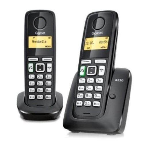 Gigaset A220 Téléphone sans fil Noir/Blanc