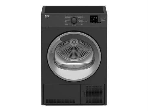 Beko Up Dcb816A - Sèche-Linge - Largeur : 59.7 Cm - Profondeur : 56.8 Cm - Hauteur : 84.6 Cm - Chargement Frontal - Anthracite