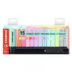 Set de 15 surligneurs Stabilo Pastel Boss Original