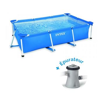 Pack Piscine Tubulaire Intex Metalframe Junior 2 60 X 1 60 X 0 65 M Filtre Epurateur A Cartouche Piscine Achat Prix Fnac