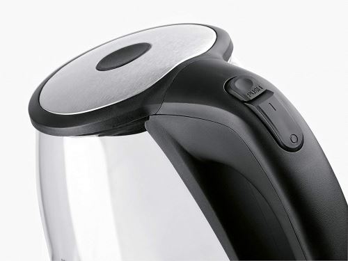 Concept Hausgeräte rk4030 Verre bouilloire 1,7 L, 2200 W, éclairage LED, Filtre Anti Calcaire, en acier inoxydable/verre [Classe énergétique A]