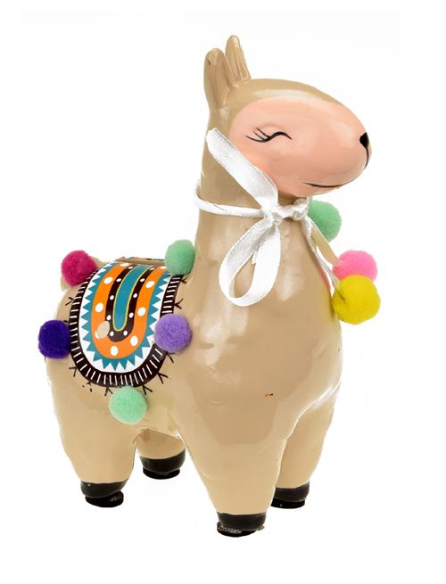 Toi-Toys tirelire llamazing brun clair 21 cm