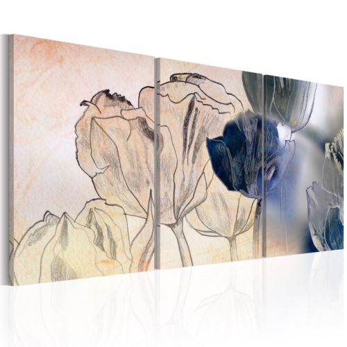 Tableau - Sketch of Tulips .Taille : 120x60