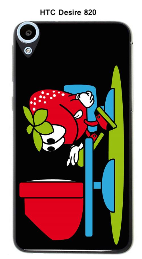 Coque HTC Desire 820 design fraise