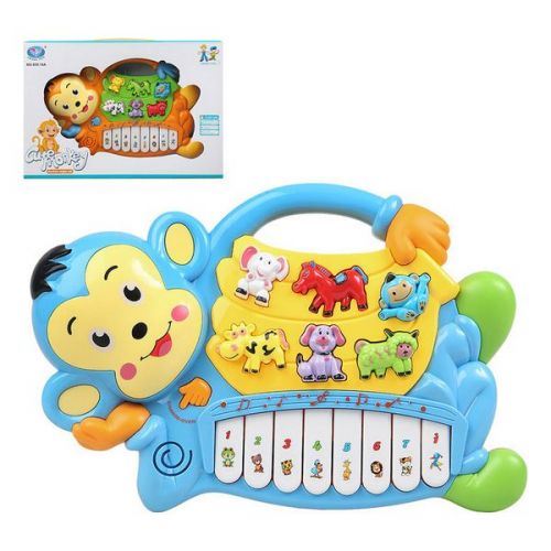 Piano interactif pour bébé Cute Monkey 114324 Son