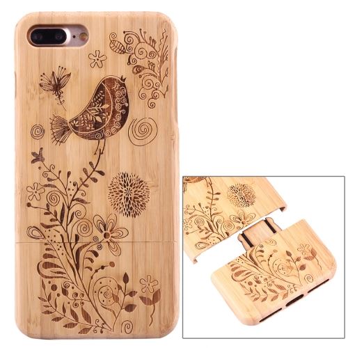 iPhone 8 Plus Coque Protection Bambou Bambou oiseau ALS42586