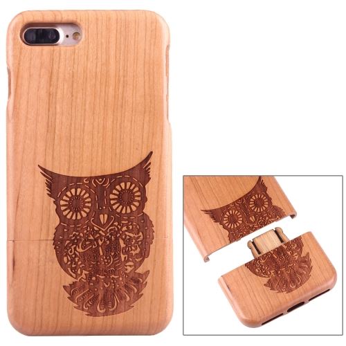 iPhone 8 Plus Coque Protection Bois Cerisier Hiboux ALS42597