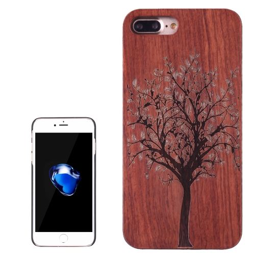 iPhone 8 Plus Coque Protection Plastique Effet Bois Arbre ALS42629