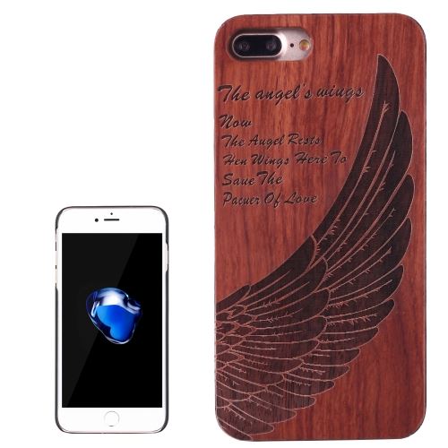 iPhone 8 Plus Coque Protection Plastique Rose Effet Bois ALS42649