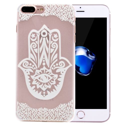 iPhone 8 Plus Coque Protection Plastique Transparent Fleurs ALS42654