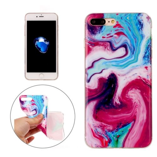 iPhone 8 Plus Coque Protection TPU Imprimé Marbre 7 ALS42726