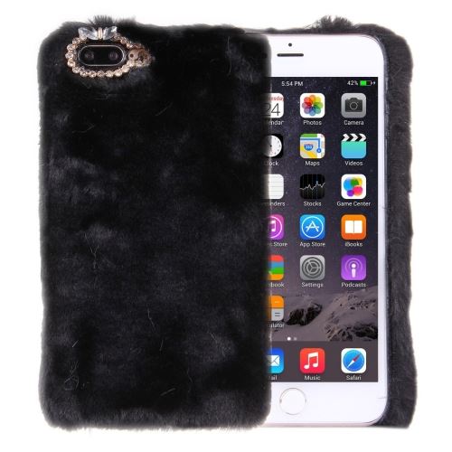 iPhone 8 Plus Coque Protection Plastique Noir Lapin ALS42734
