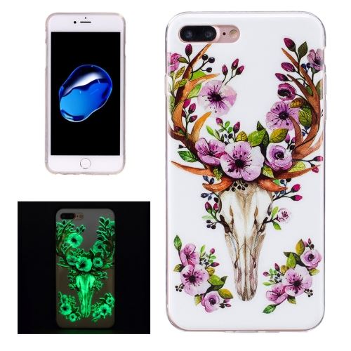 iPhone 8 Plus Coque Protection TPU Fluorescent Cerf ALS42749