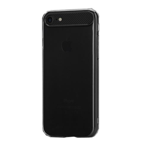iPhone 8 Coque Protection Plastique Noir Effet Carbone ALS40003