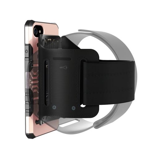 iPhone 8 Coque Protection Plastique Rose en Brassard Coque ALS40108