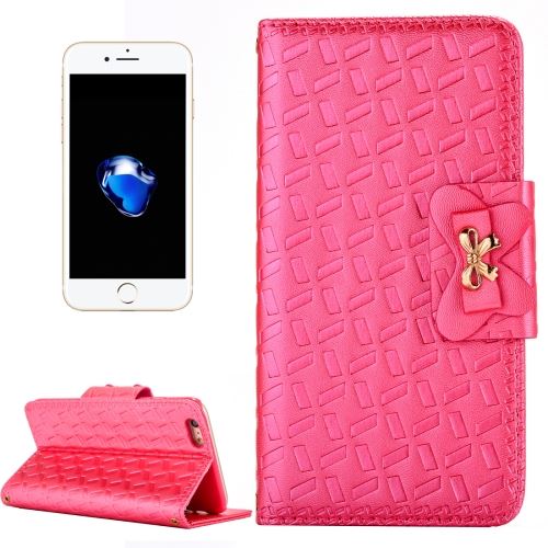 iPhone 8 Housse Etui Cuir PU Magenta Fermeture Bijoux ALS40115