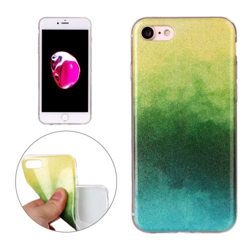 iPhone 8 Coque Protection TPU Vert Effet Dégradé Brillant ALS40152