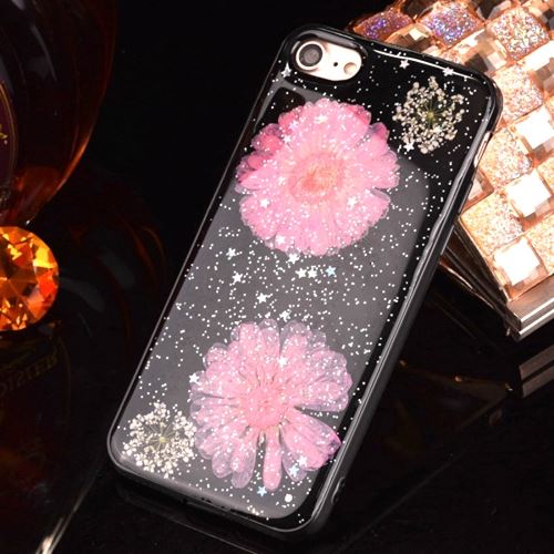 iPhone 8 Coque Protection TPU Pétales de Fleurs ALS40195