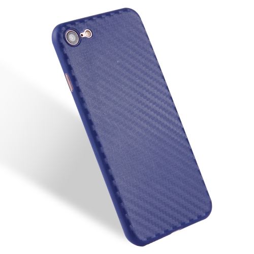 iPhone 8 Coque Protection TPU Bleu Effet Carbone 7 ALS40240