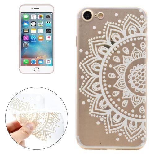 iPhone 8 Coque Protection TPU Transparent Fleurs ALS40268