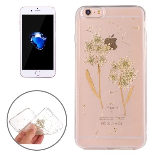 iPhone 8 Coque Protection TPU Transparent Fleurs 7 ALS40411