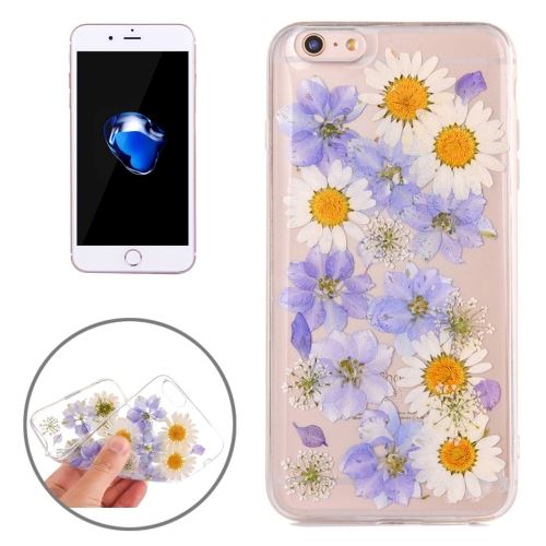 iPhone 8 Coque Protection TPU Transparent Imprimé Fleurs coloré ALS40427