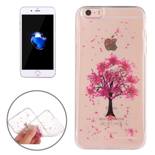 iPhone 8 Coque Protection TPU Transparent Imprimé Fleurs coloré ALS40439