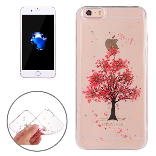 iPhone 8 Coque Protection TPU Transparent Imprimé Fleurs coloré ALS40451