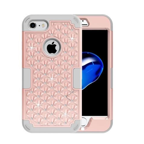 iPhone 8 Coque Protection Plastique Rose Bijoux ALS40484