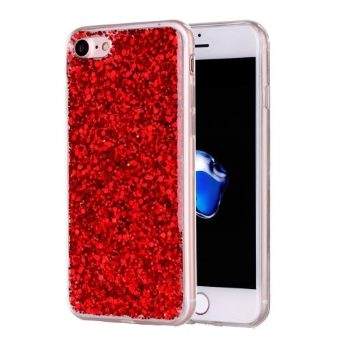 iPhone 8 Coque Protection TPU Rouge Effet Brillant 7 ALS40539