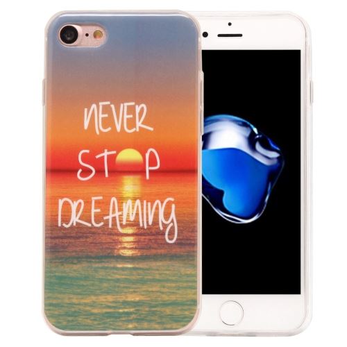 iPhone 8 Coque Protection TPU Mots Soleil 7 ALS40667