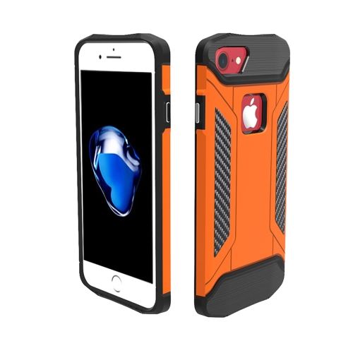 iPhone 8 Coque Protection Plastique Orange Combinaison ALS40852